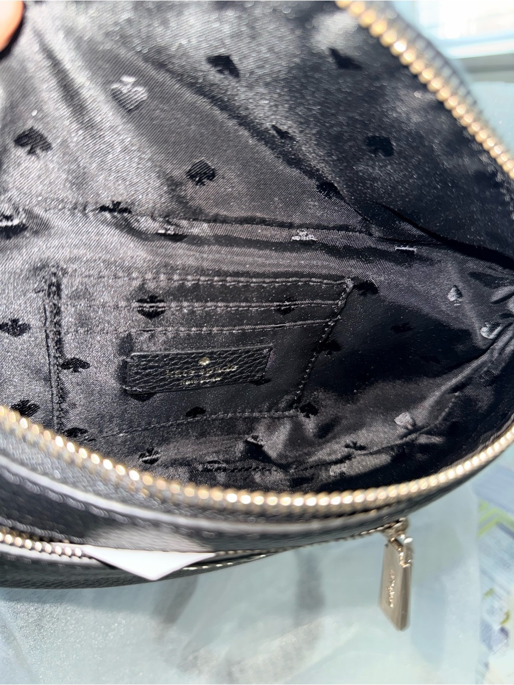 kate spade Black Leather Crossbody Belt Bag with Gold Hardware - Picture 10 of 14